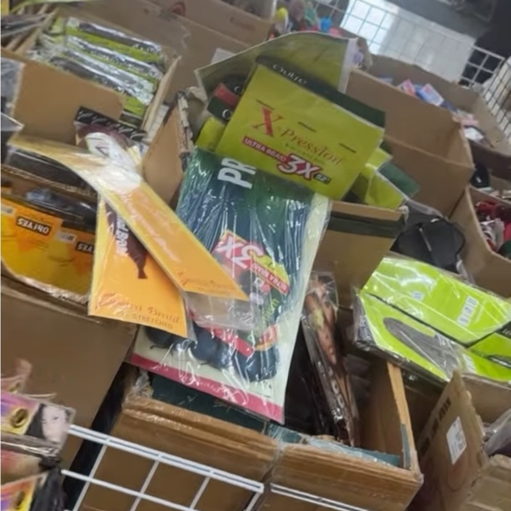 Assorted Hair Extensions and Accessories